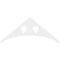 Ekena Millwork Pitch Winston Architectural Grade PVC Gable Pediment, 48"W x 20"H x 1"P (10/12) GPP048X020X100WIN - alternate 3